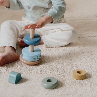 Little Dutch Wooden Rocking Ring Stacker - Forest Friends