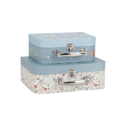 Little Dutch Blue Suitcase Set - Forest Friends