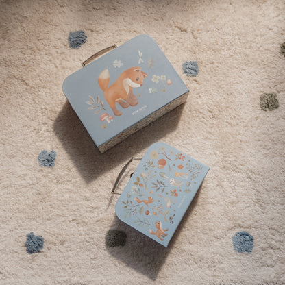 Little Dutch Blue Suitcase Set - Forest Friends