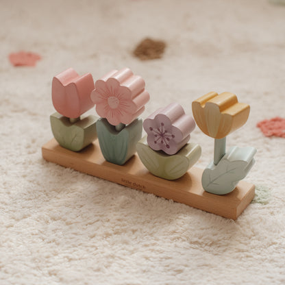 Little Dutch Flowers Stacking Puzzle - Fairy Garden