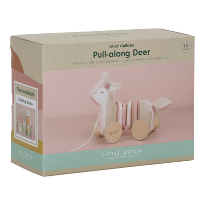 Little Dutch Pull Along Wiggle Deer - Fairy Garden