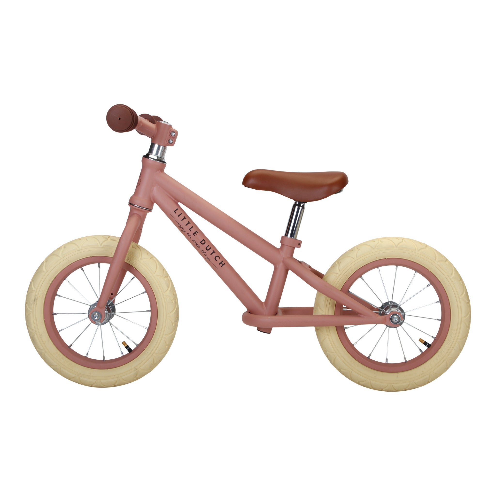 Little Dutch Balance Bike in Matte Pink | Stylish Kids Bikes – Scandiborn