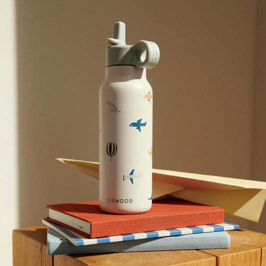 Liewood Falk Water Bottle 350ml - Aviator / Ecru