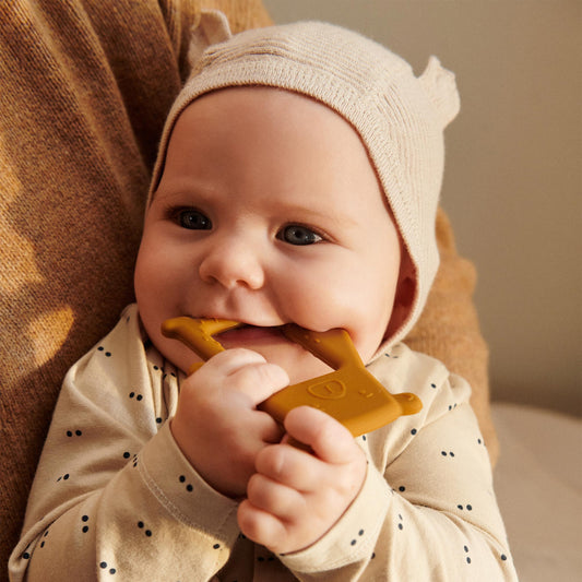 Liewood Jonathan Classic Teether 2 Pack - Sandy / Golden