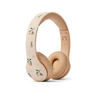 Liewood Quinn Wireless Headphones - Peach / Sea Shell