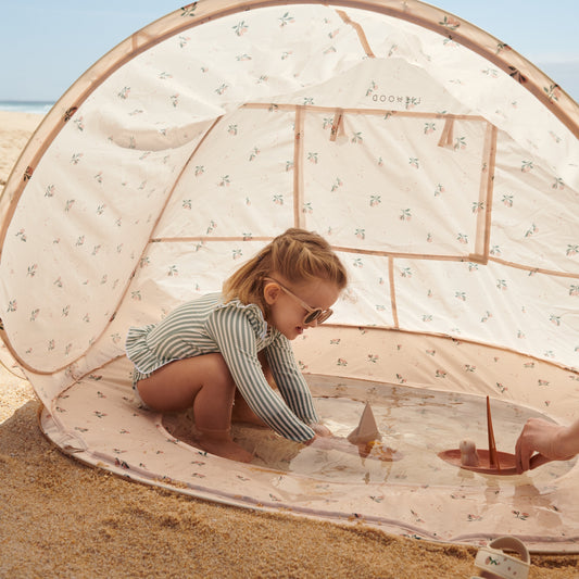 Liewood Everett Pop Up Tent With Paddling Pool - Peach / Sea Shell