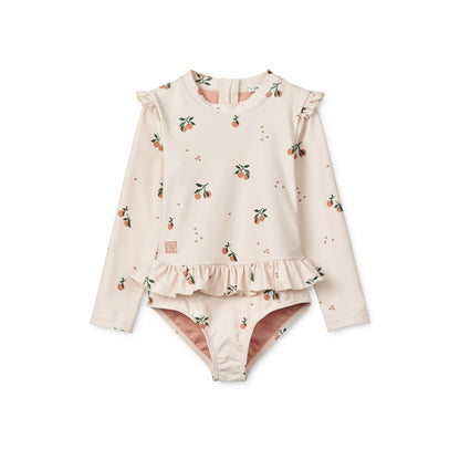 Liewood Sille Printed Swimsuit - Peach / Sea shell