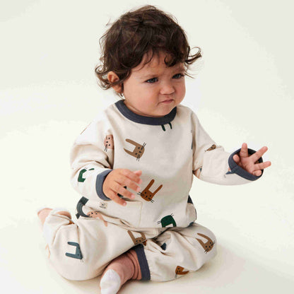 Liewood Baby Loup Joggers - Bunny / Sandy