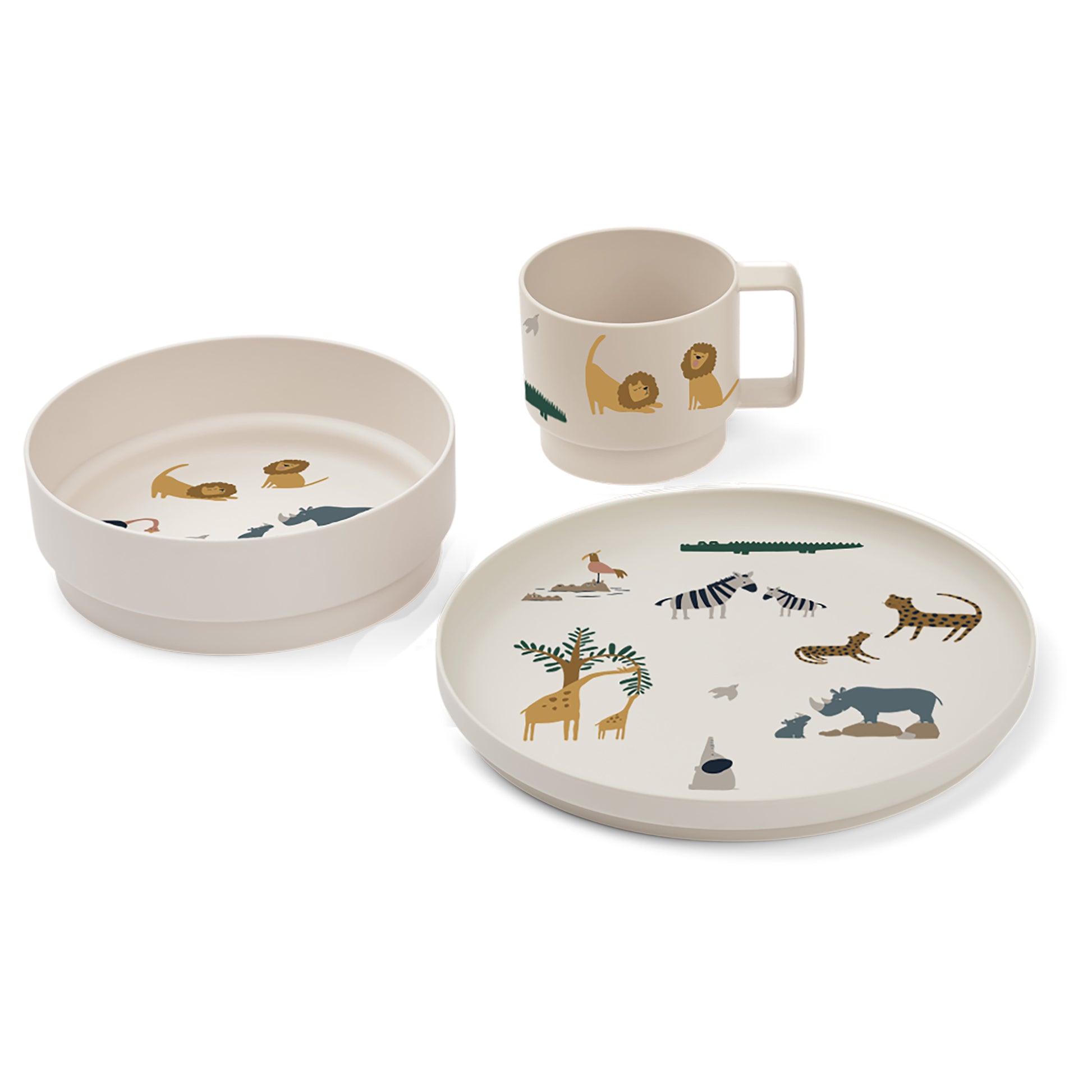 Liewood Archi Tableware Set - All together / Sandy
