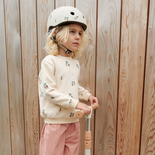 Liewood Hilary Bike Helmet - Peach / Sea Shell