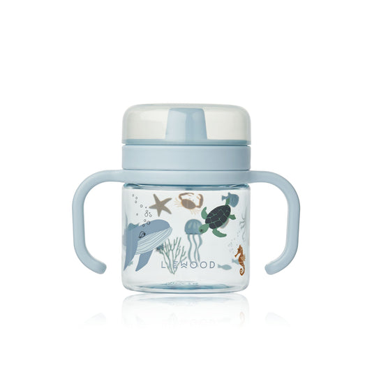 Liewood Kylo Sippy Cup 280ml - Sea Creature / Sandy