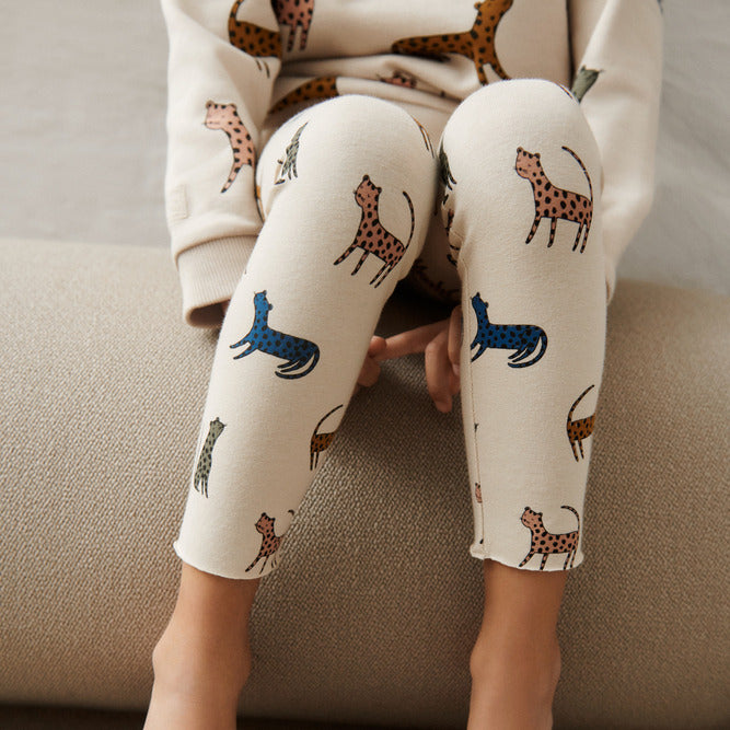 Childrens tiger hot sale print leggings