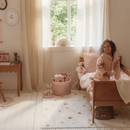 Little Dutch Bathrobe - Embroidered Blossom