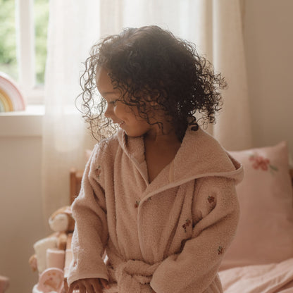 Little Dutch Bathrobe - Embroidered Blossom