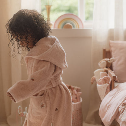 Little Dutch Bathrobe - Embroidered Blossom