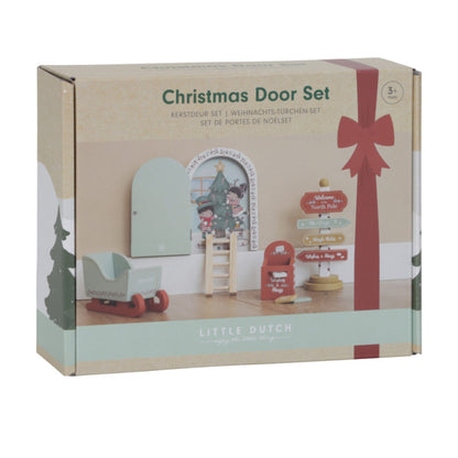 Little Dutch Christmas Elf Door With Accessories