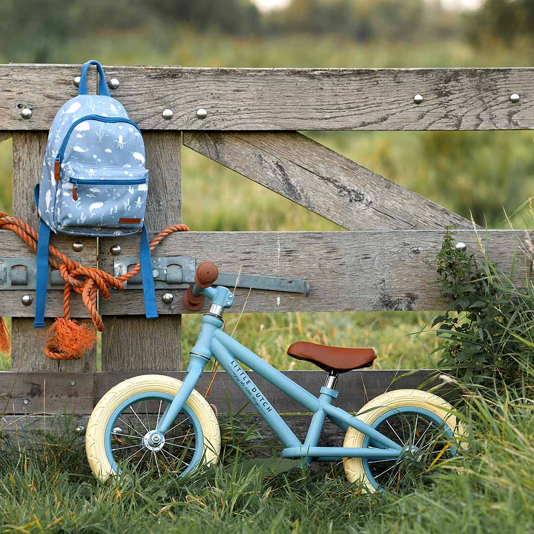 Little Dutch Balance Bike Matte Blue Scandiborn