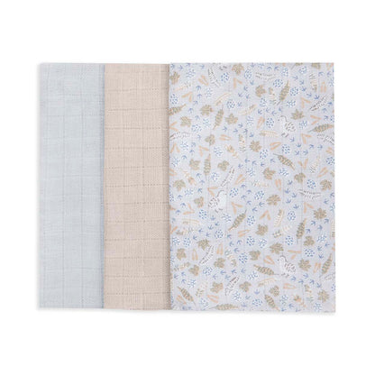 Avery Row Organic Baby Muslin Squares 3 Pack - Nature Trail