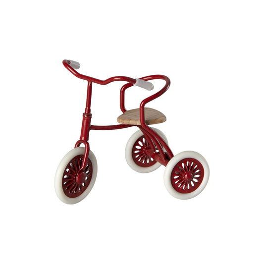 Maileg Metal Mouse Abri à Tricycle In Red