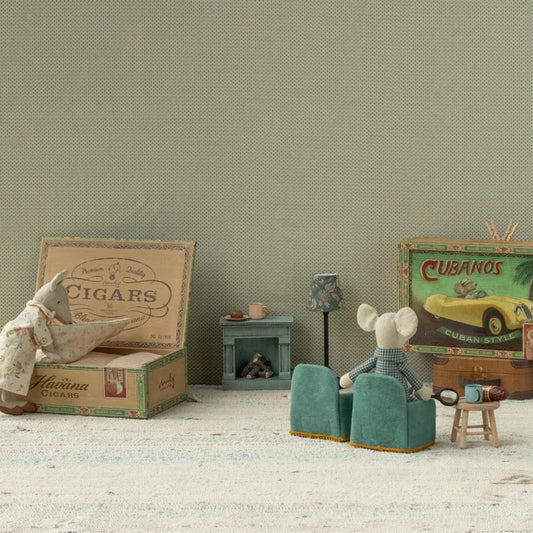 Maileg Grandma And Grandpa Mice In Matchbox