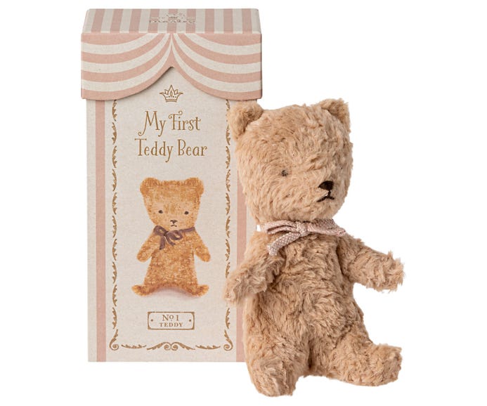 Maileg My first Teddy Bear In Powder - Pink 