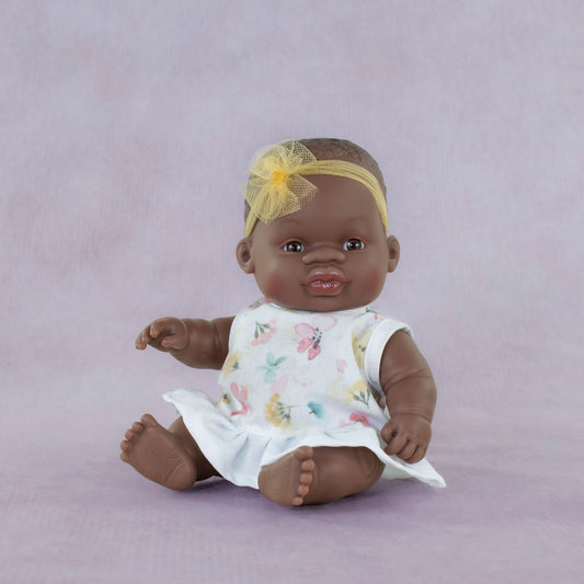 Miniland African Baby Girl Doll