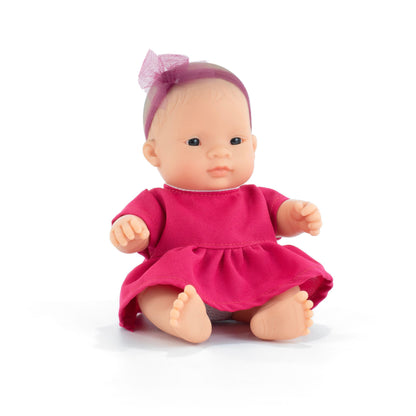 Miniland Asian Baby Girl Doll