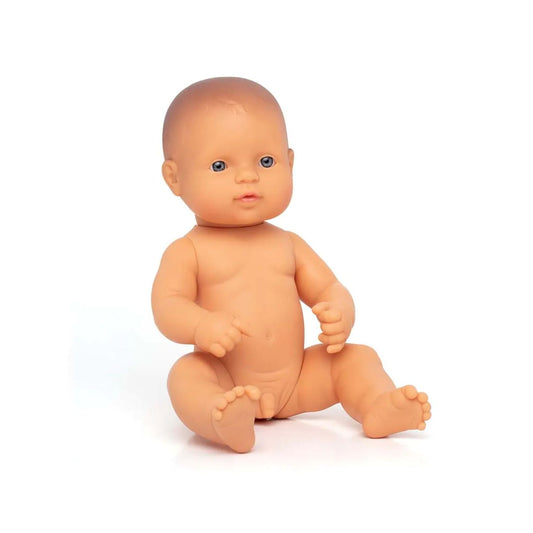 Miniland Caucasian Baby Boy Doll