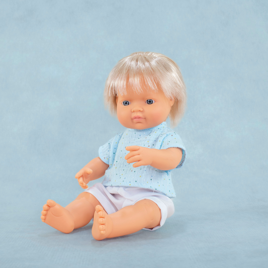 Miniland Blonde Caucasian Doll