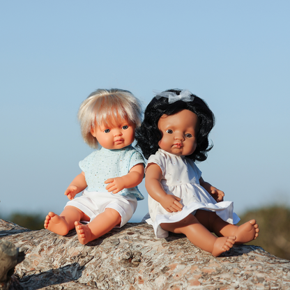 Miniland Blonde Caucasian Doll