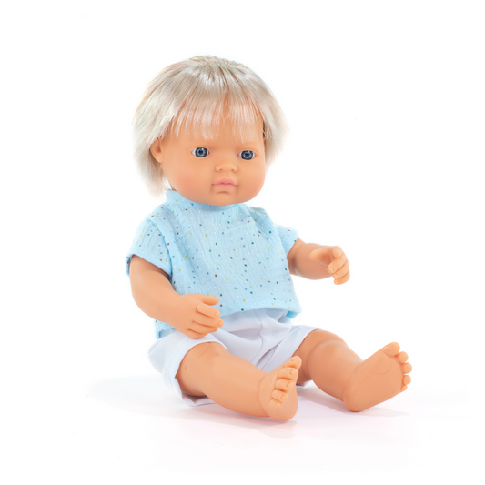 Miniland Blonde Caucasian Doll