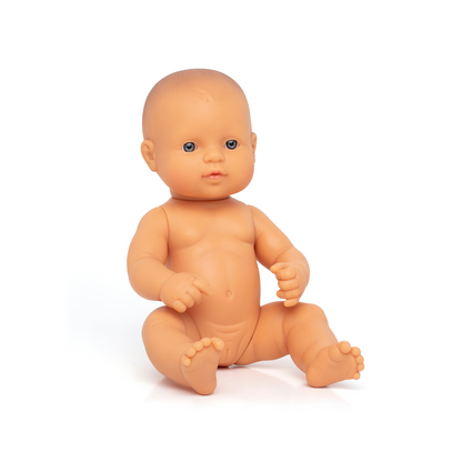 Miniland Caucasian Baby Girl Doll