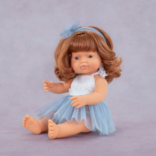 Miniland Caucasian Redhead Doll