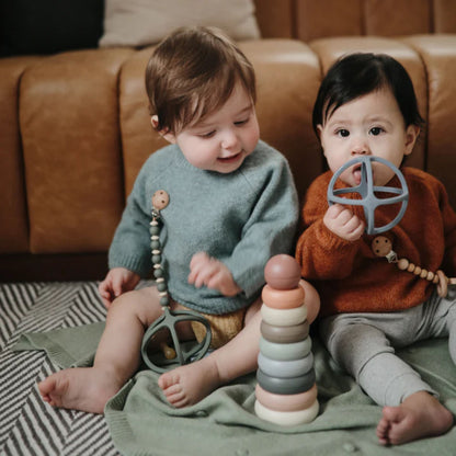 Mushie Teether Ball - Dried Thyme