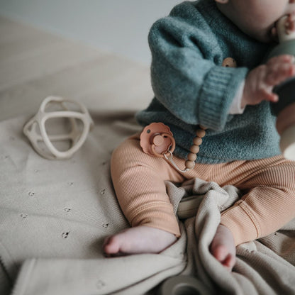 Mushie Teether Ball - Shifting Sand