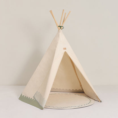 Nobodinoz Arizona Vibes Teepee - Green