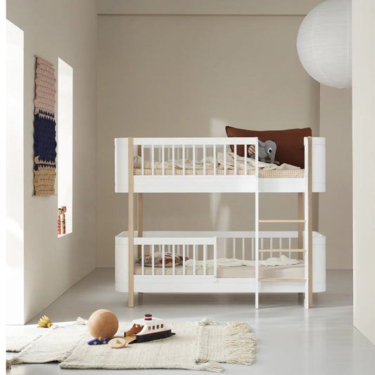 Oliver Furniture Wood Mini+ Low Bunk Bed - White/Oak