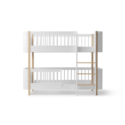 Oliver Furniture Wood Mini+ Low Bunk Bed - White/Oak