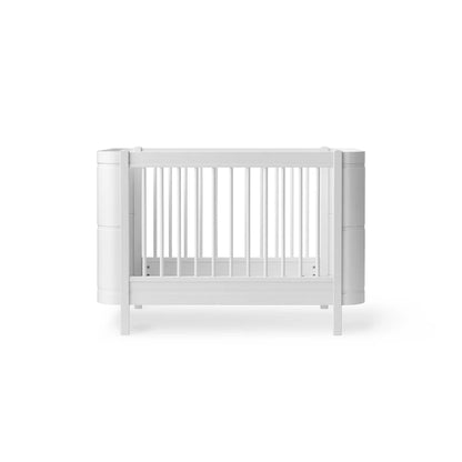 Oliver Furniture Wood Mini+ Cot Bed Incl. Junior Kit - White (0-9 Years)