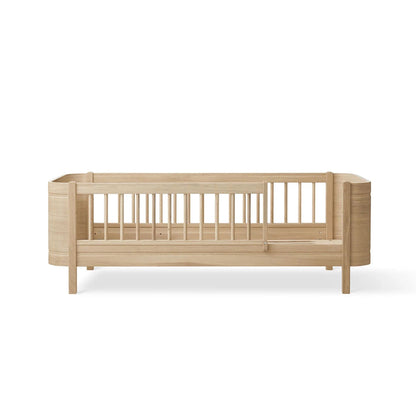 Oliver Furniture Wood Mini+ Cot Bed Incl. Junior Kit - Oak (0-9years)