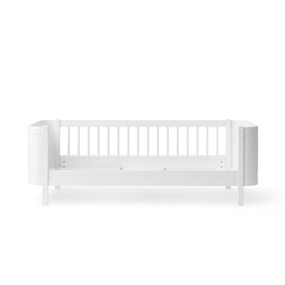 Oliver Furniture Wood Mini+ Cot Bed Incl. Junior Kit - White (0-9 Years)