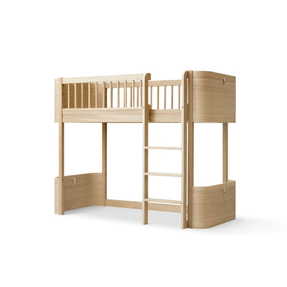 Oliver Furniture Wood Mini+ Low Loft Bed - Oak