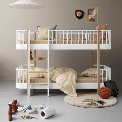 Oliver Furniture Wood Original Low Bunk Bed - White/Oak