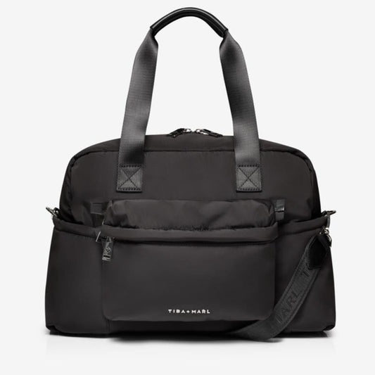 Tiba + Marl Phoenix Eco Holdall Changing Bag - Black Nylon