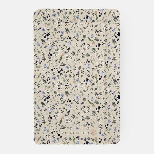 Ralphie Bear Table Changing Mat - Wildflower