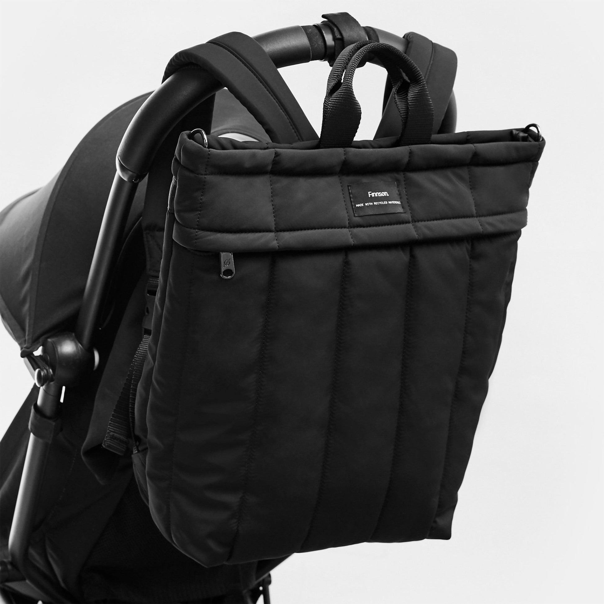 Finnson Rae Eco Changing Backpack on backpack