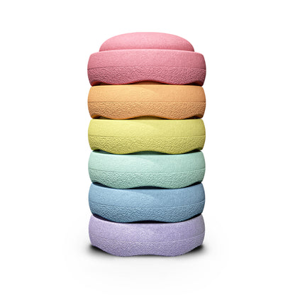 Stapelstein Stepping Stones - Pastel Set Of 6