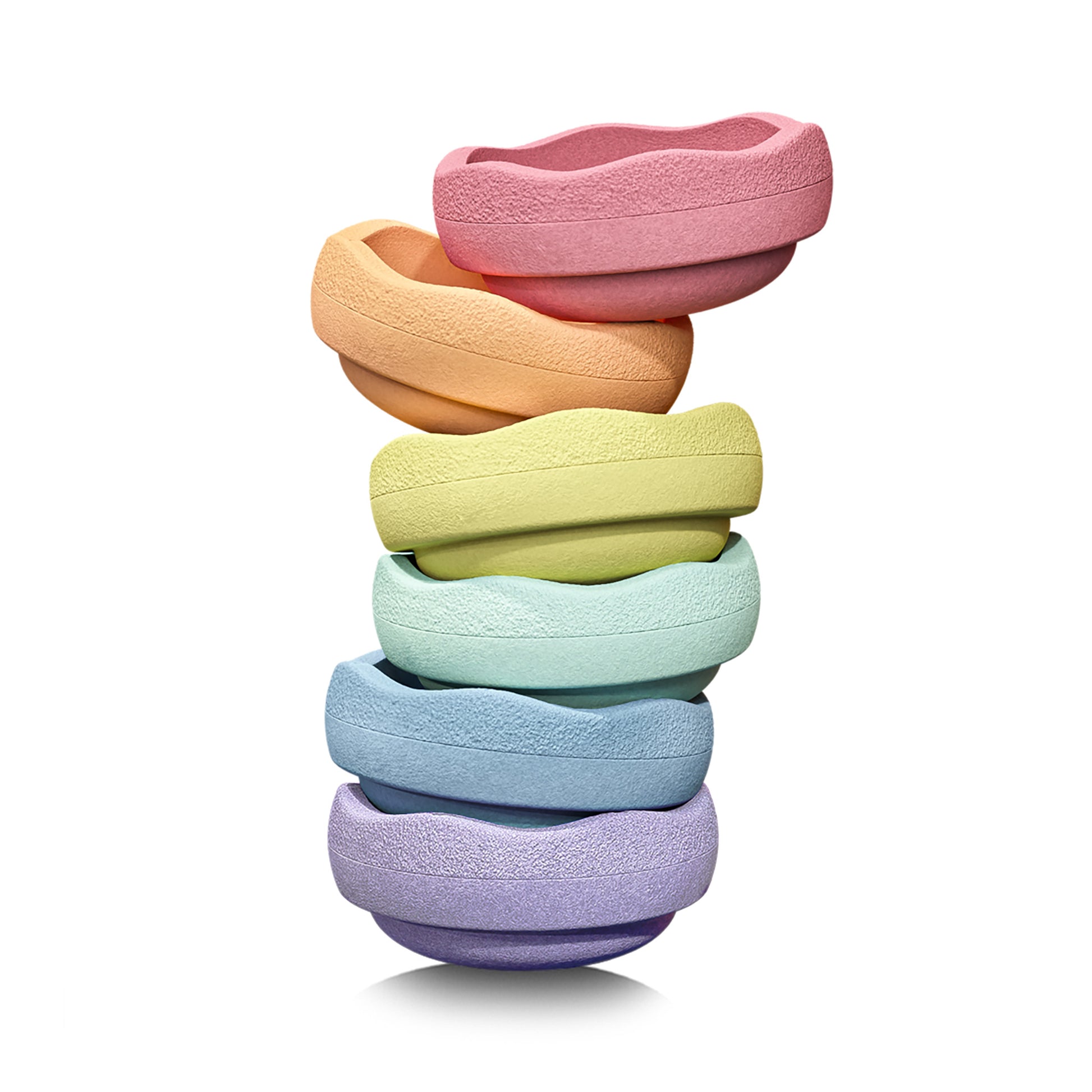 Stapelstein Stepping Stones - Pastel Set Of 6 Stack