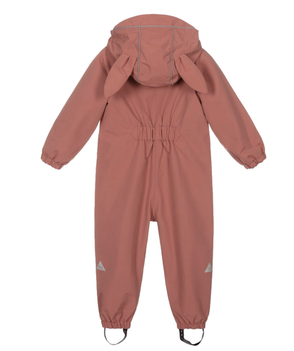 Toastie Waterproof Packable Puddlesuit - Pink Rose Bunny