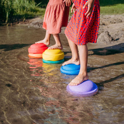 Stapelstein Stepping Stones 6+1 Set - Rainbow